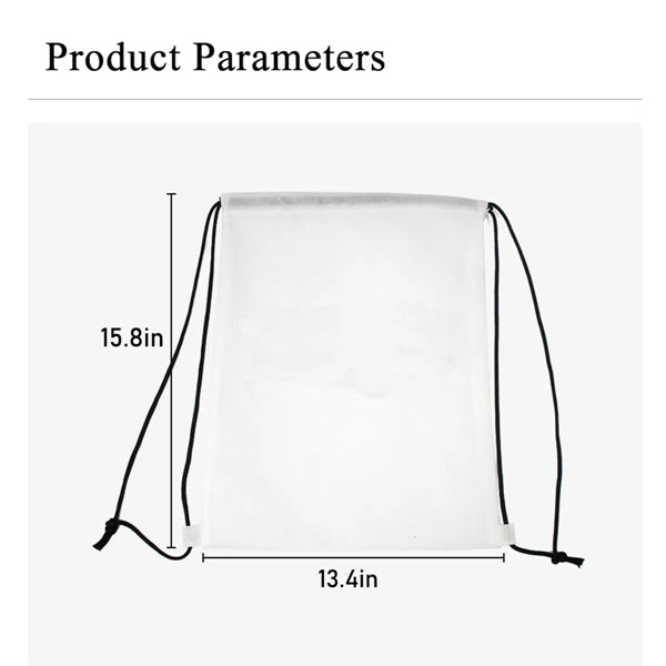 Solid Color Drawstring Bag