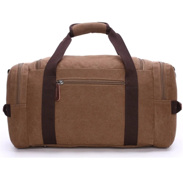 Canvas Leather Duffle Bag
