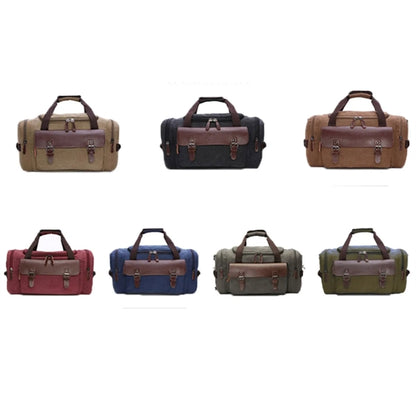 Canvas Leather Duffle Bag