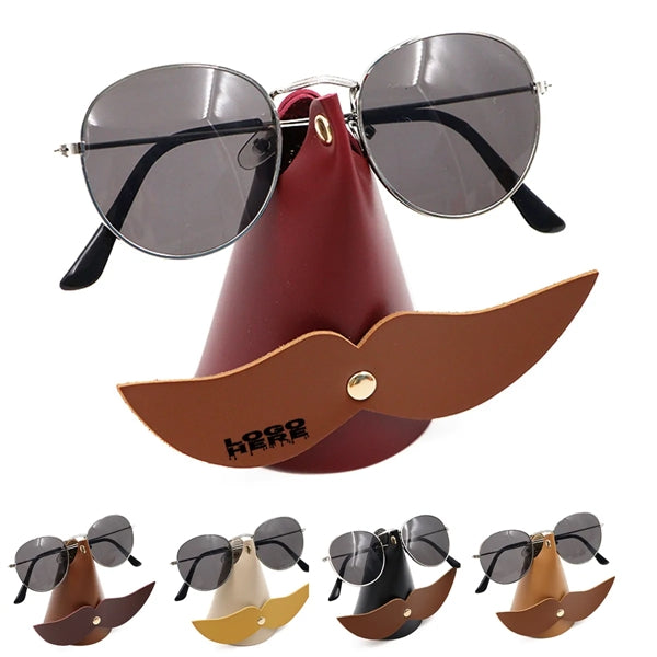 Pu Leather Beard Shaped Glasses Stand