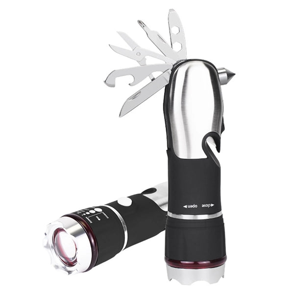 Emergency Pocket Multitool With Led Flashlight