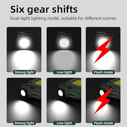 Magnetic Keychain Work Flashlight