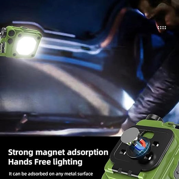 Magnetic Keychain Work Flashlight