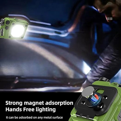 Magnetic Keychain Work Flashlight