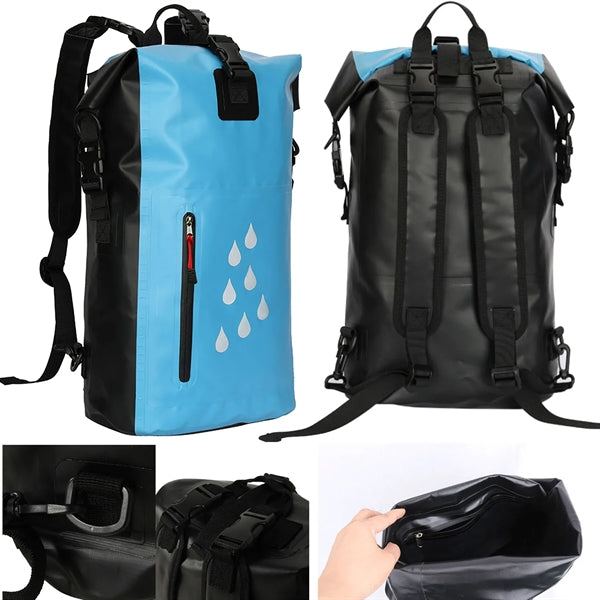 25L Outdoor Waterproof Backpack Large Roll Top Dry Bag