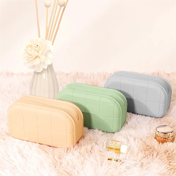 Silicone Makeup Bag Travel Organizer Cosmetic Pouch