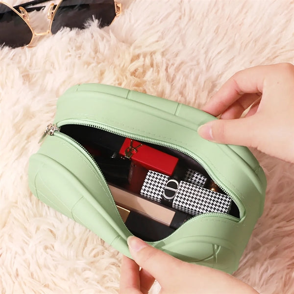 Silicone Makeup Bag Travel Organizer Cosmetic Pouch
