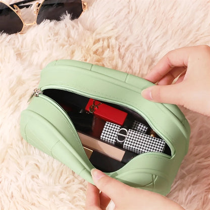 Silicone Makeup Bag Travel Organizer Cosmetic Pouch