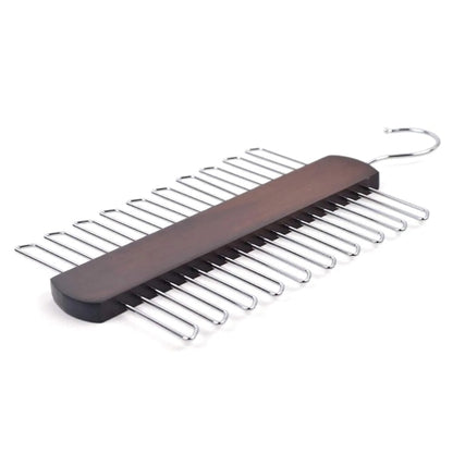 Wooden Necktie And Belt Hanger