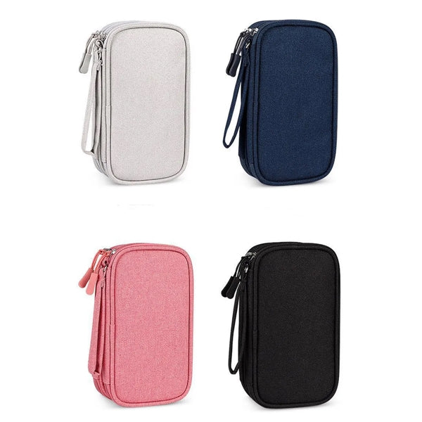 Travel Electronics Accessories Organizer Pouch Bag
