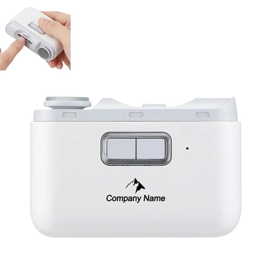 2 In 1 Electric Nail Clipper Cutter With Led Light