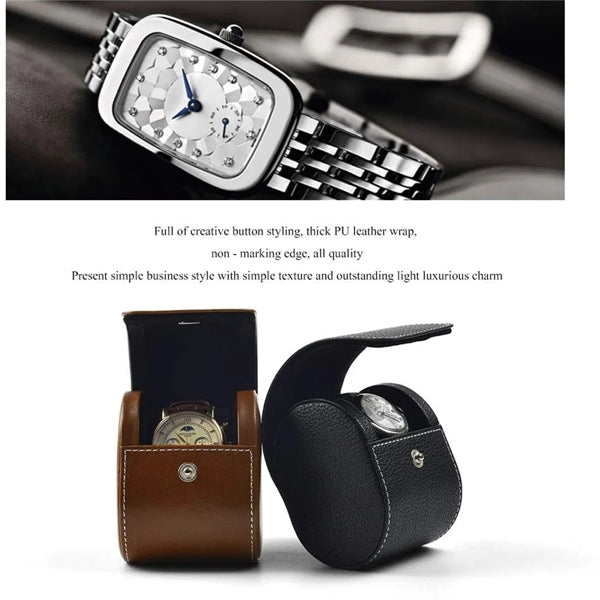Luxury Leather Watch Storage Box