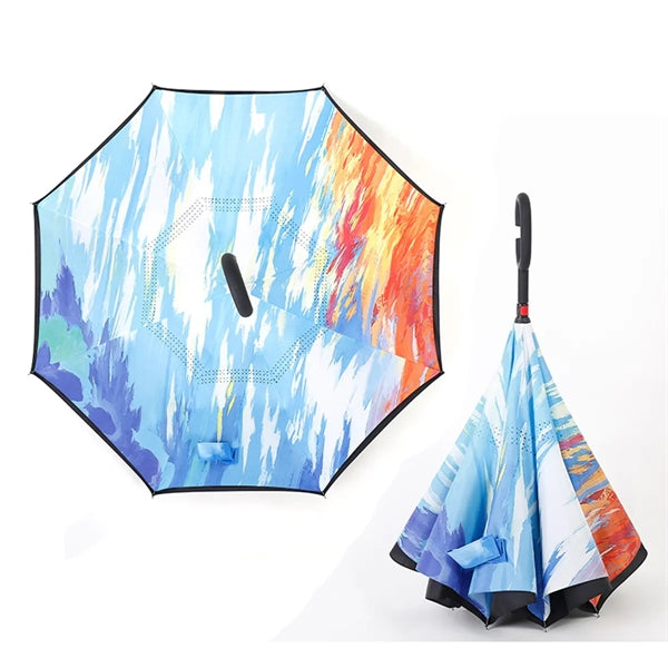 Inverted Reverse Upside Down Umbrella