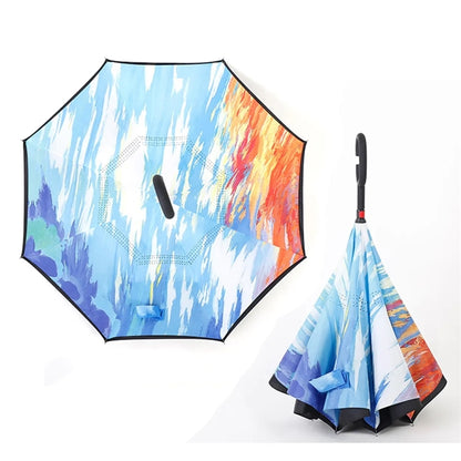 Inverted Reverse Upside Down Umbrella