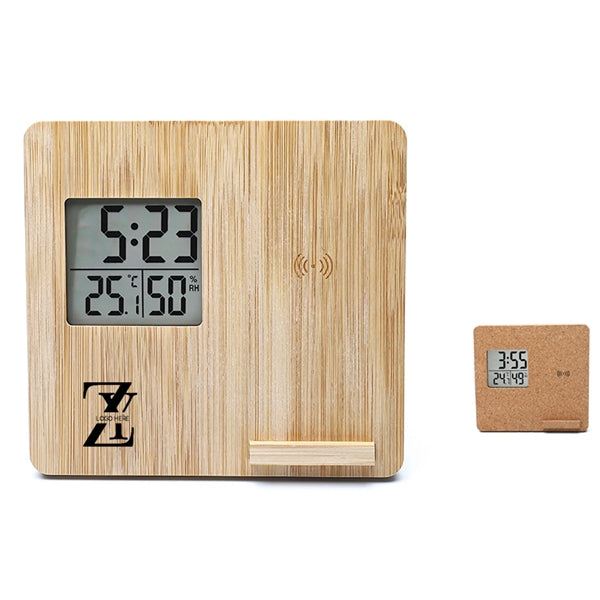 Wireless Charger Phone Stand With Alarm Clock