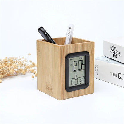 Pen Pencil Organizer Multifunctional Alarm Clock