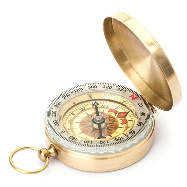 Pocket Watch-Style Luminous Compass