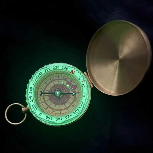 Pocket Watch-Style Luminous Compass