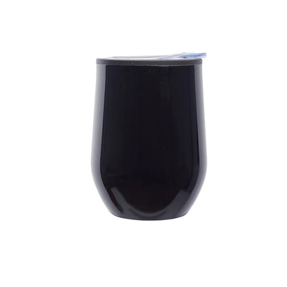12 Oz Stemless Wine Glasses Tumbler w/Lid