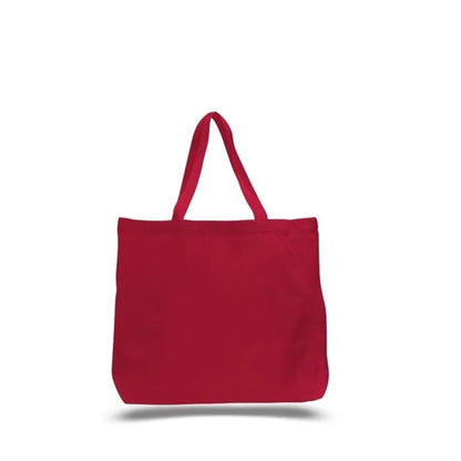 Cotton shopping / Beach Tote with webbed handles