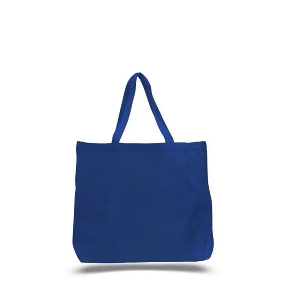Cotton shopping / Beach Tote with webbed handles