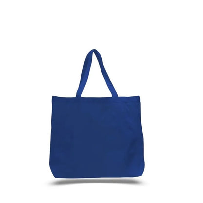 Cotton shopping / Beach Tote with webbed handles