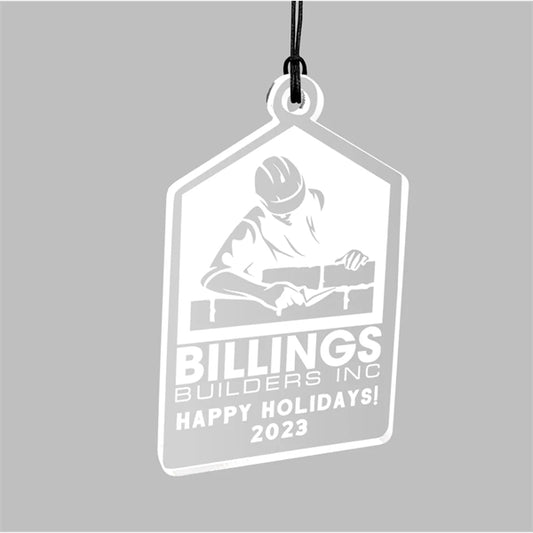 1/8" Laser Etched Ornament