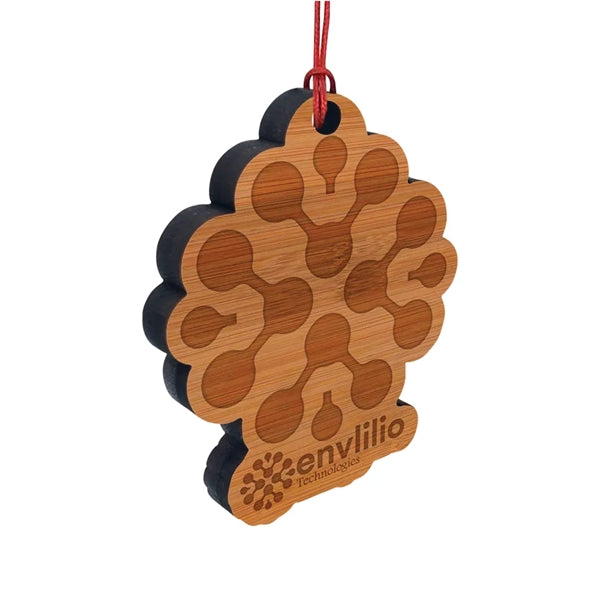 Custom Laser Etched Bamboo Ornaments