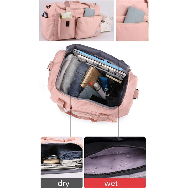 Duffle Bag with Shoes Compartment