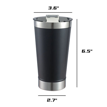 Stainless Steel Insulated Beer  Ice Cup with Bottle Opener