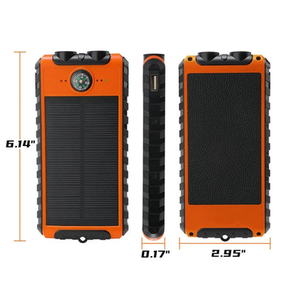 Outdoor Multifunctional Solar Power Bank With LED Light