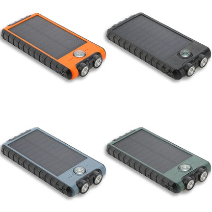 Outdoor Multifunctional Solar Power Bank With LED Light