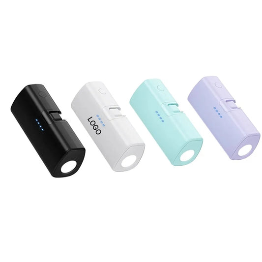 Portable Power Bank Built-In Connector 3000mAh
