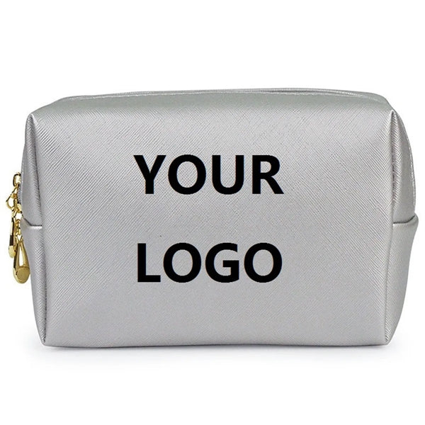 Premium PU Leather Cosmetic Bag, Travel Makeup Organizer