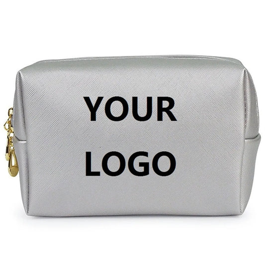 Premium PU Leather Cosmetic Bag, Travel Makeup Organizer