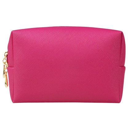 Premium PU Leather Cosmetic Bag, Travel Makeup Organizer
