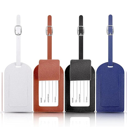 PU Leather Luggage Tag