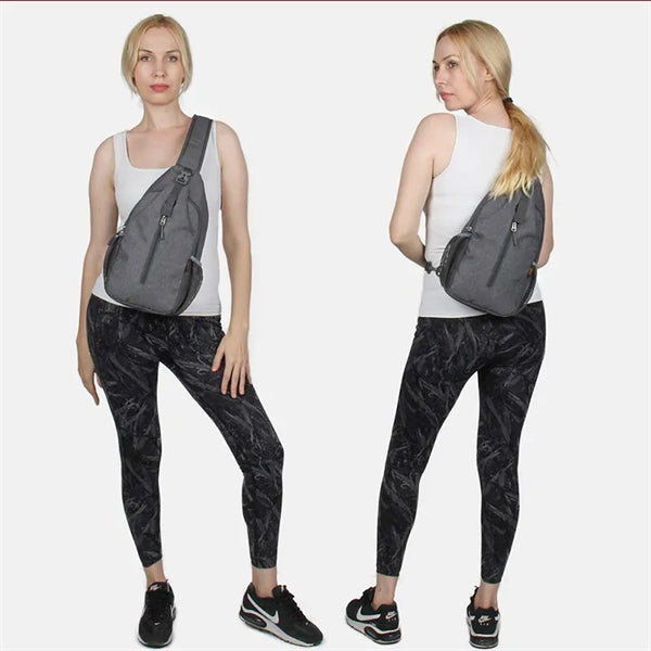 Multi-Purpose Crossbody Sling Chest Backpack ,Unisex.