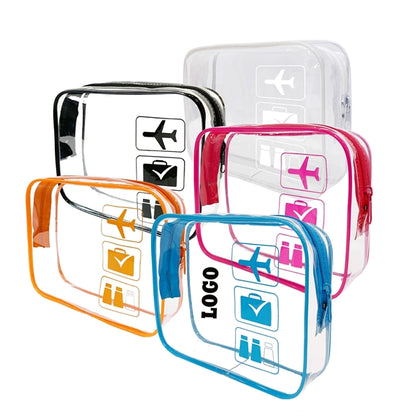 Clear Toiletry Carry Pouch with Zipper