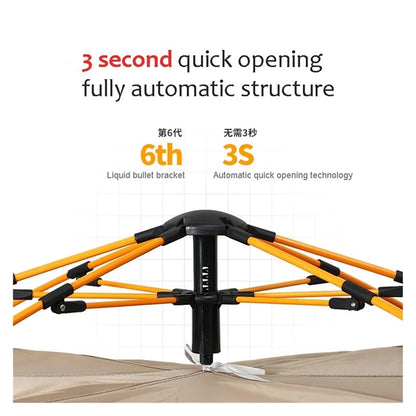Automatic 3-4 Person Camping Tent
