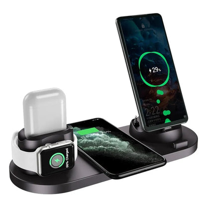 6 in 1 Wireless Charging Station