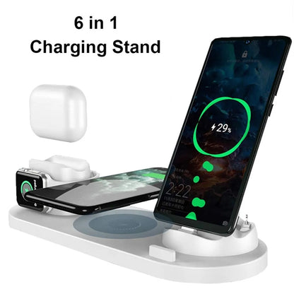 6 in 1 Wireless Charging Station