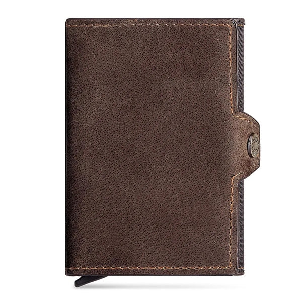 Mens Genuine Leather Card Holder Wallet