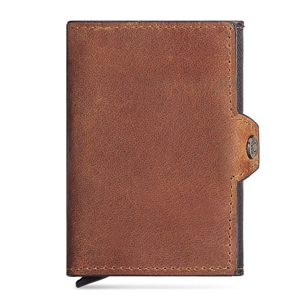 Mens Genuine Leather Card Holder Wallet