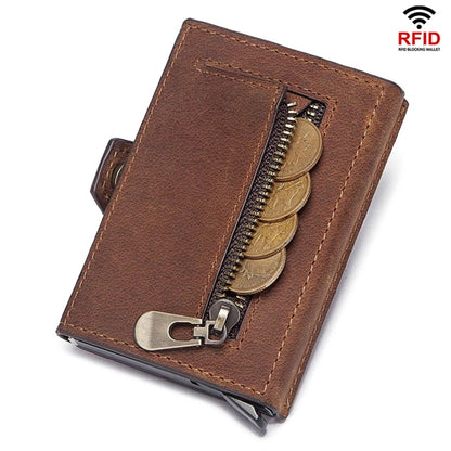 Mens Genuine Leather Card Holder Wallet