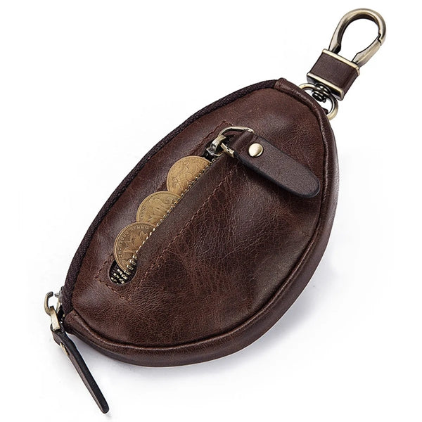 Genuine Leather Car Key Case Wallet