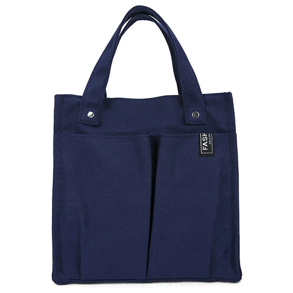 Multi-pocket Canvas Tote Bento Handbag