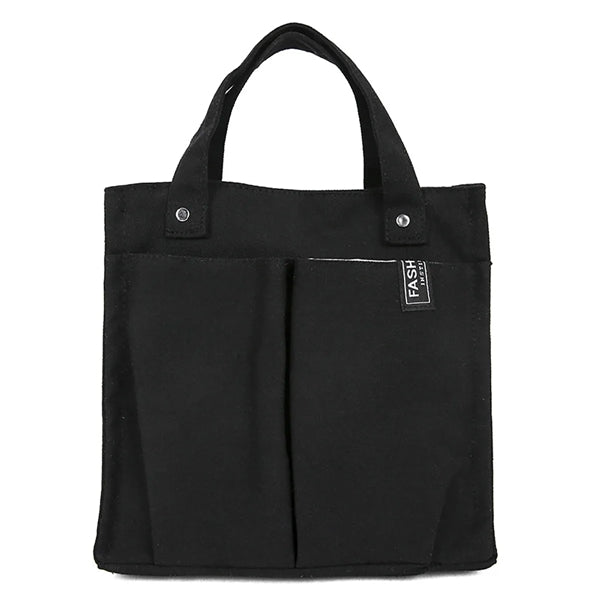 Multi-pocket Canvas Tote Bento Handbag