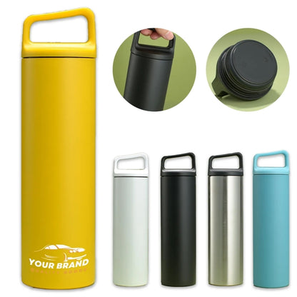 600ml Casual Thermos Cup With Portable Straight