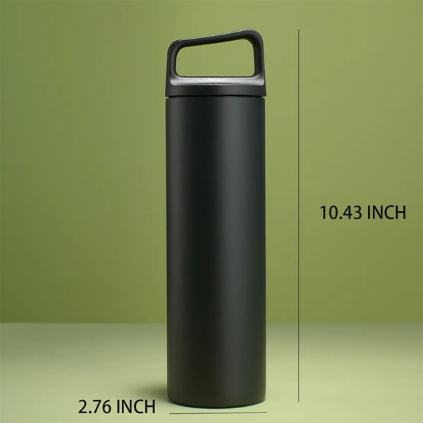 600ml Casual Thermos Cup With Portable Straight